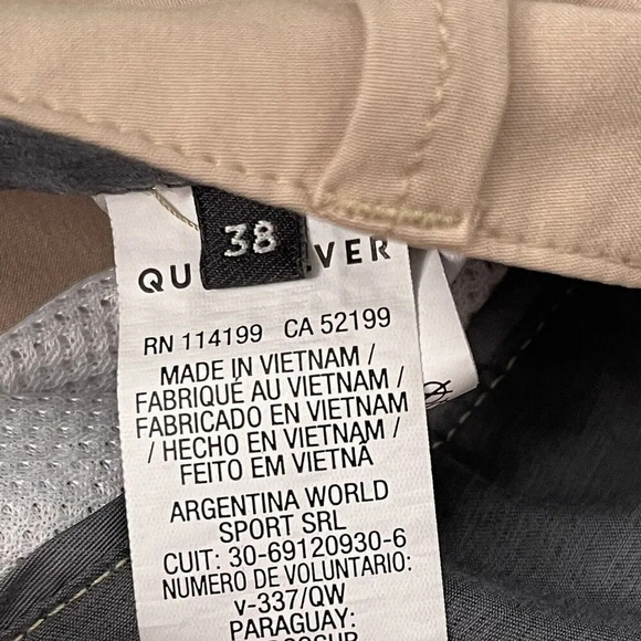 Quiksilver Amphibian Dry Flight Hybrid Shorts Size 38 - Picture 6 of 13